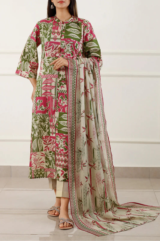 Saya Lawn 3 Piece Unstitched - WUNS-5863