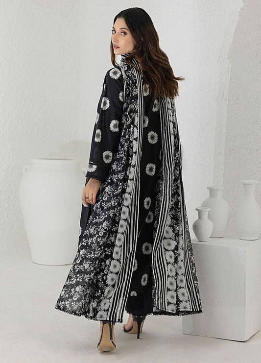 Regalia Textiles Printed Lawn Suits Unstitched 3 Piece RGT25BW D-09 - Summer Collection