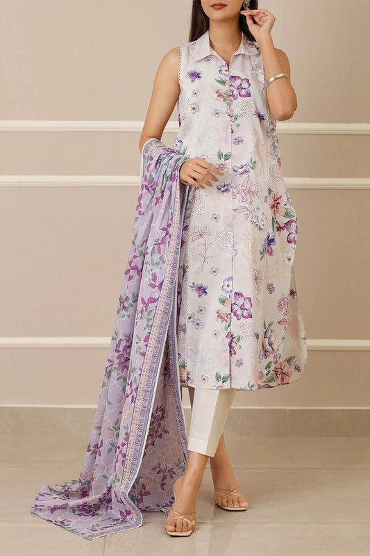 Saya Lawn 3 Piece Unstitched - WUNS-5866