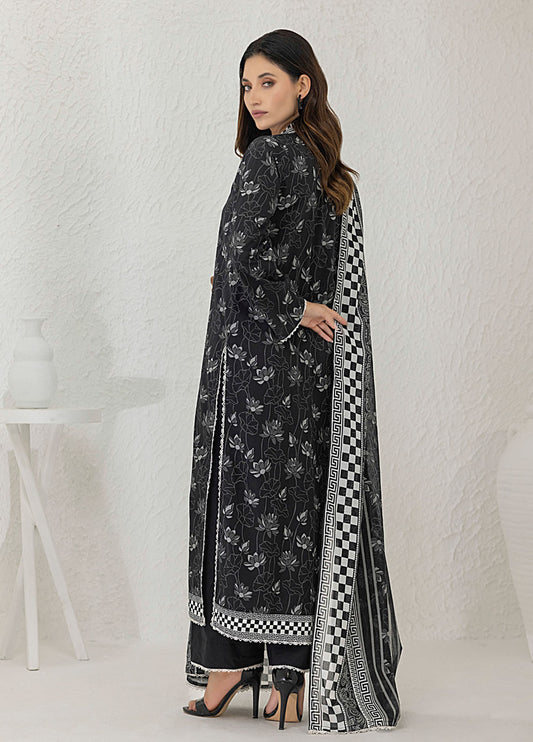Regalia Textiles Printed Lawn Suits Unstitched 3 Piece RGT25BW D-08 - Summer Collection