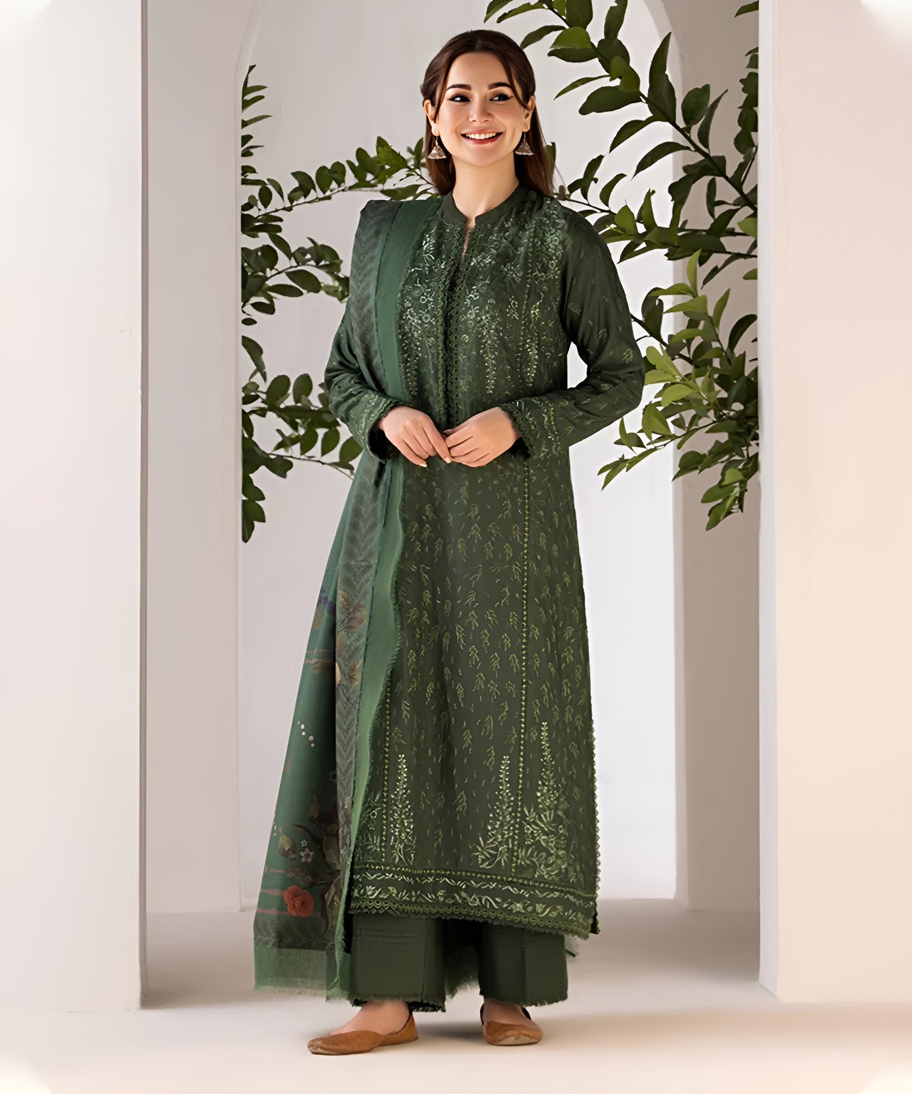 Lawn-3PC Embroidered  - 1113