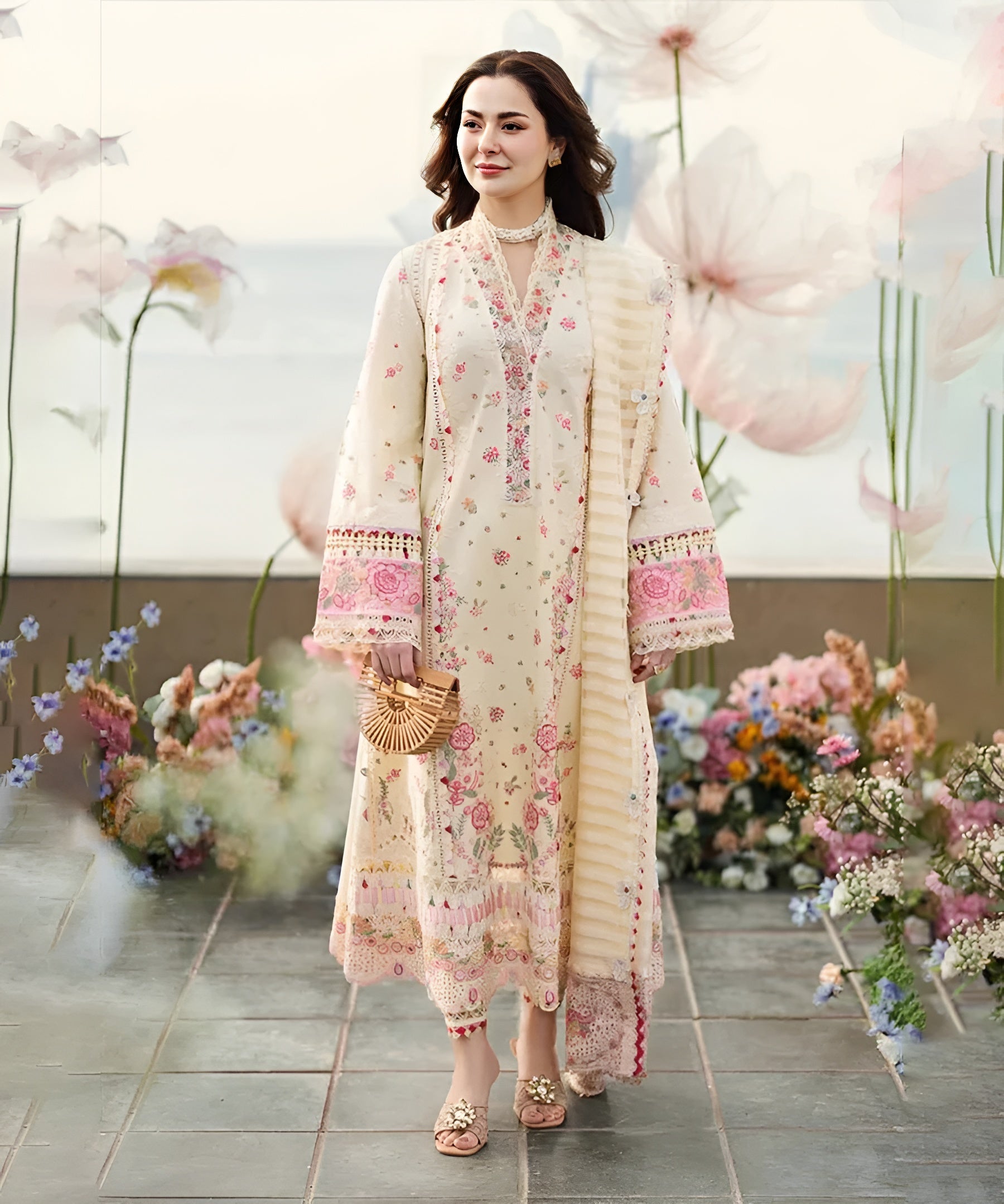 Lawn-3PC Embroidered -1273