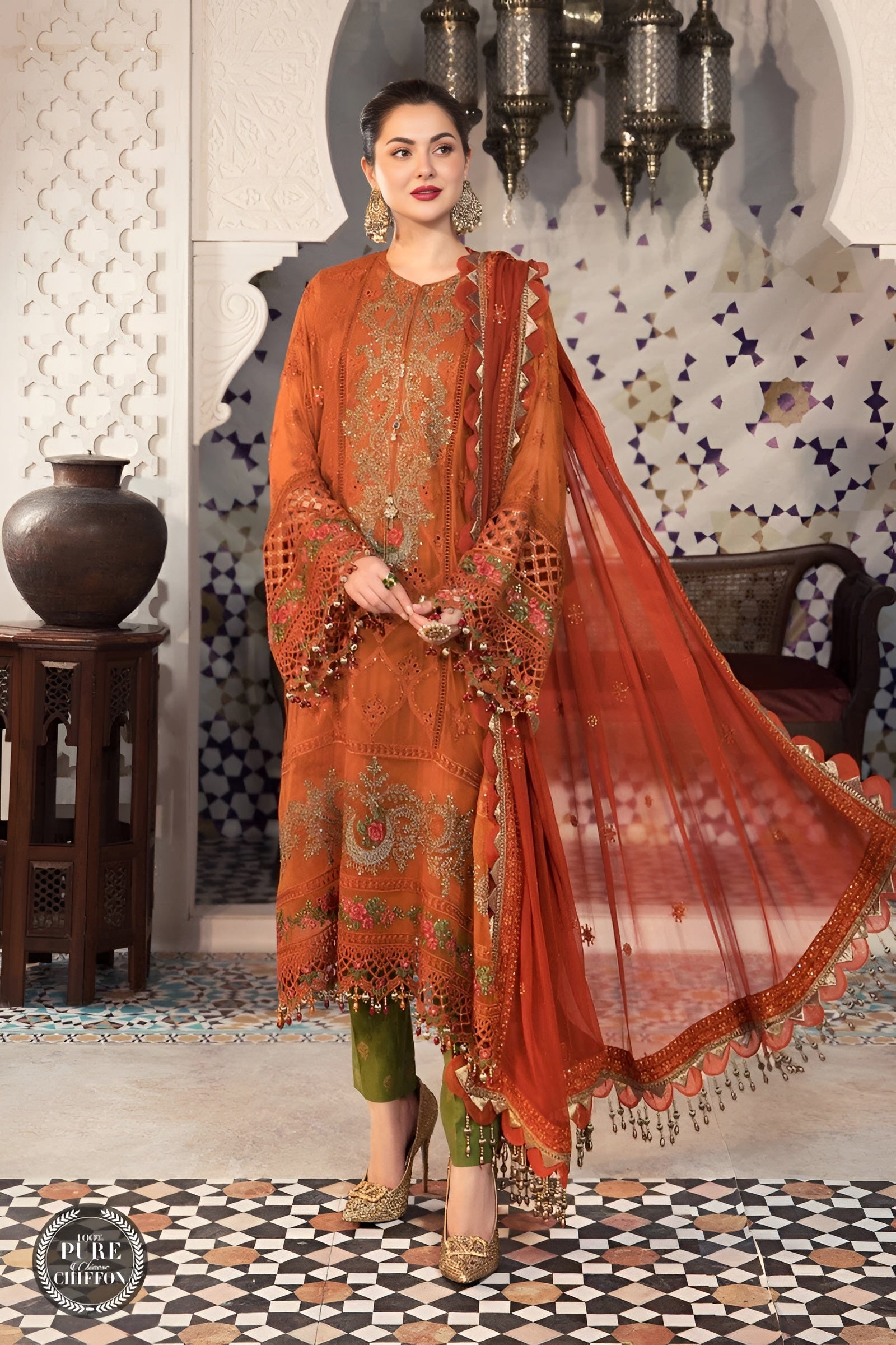MARIA B Lawn-3PC Embroidered -1137