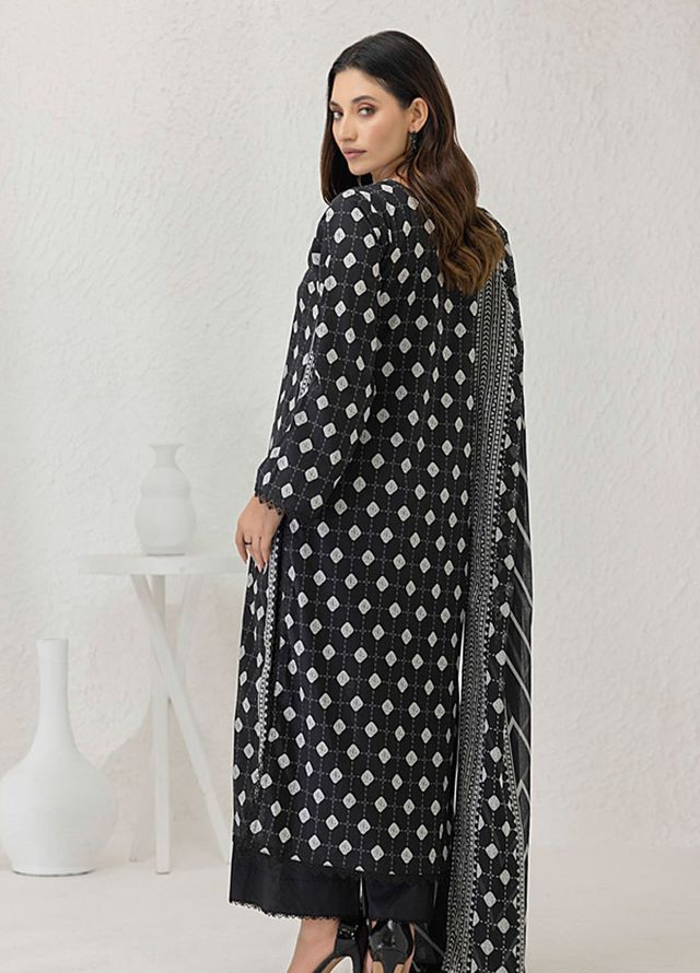 Regalia Textiles Printed Lawn Suits Unstitched 3 Piece RGT25BW D-07 - Summer Collection