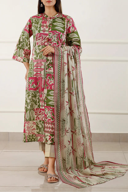 Saya Lawn 3 Piece Unstitched - WUNS-5863