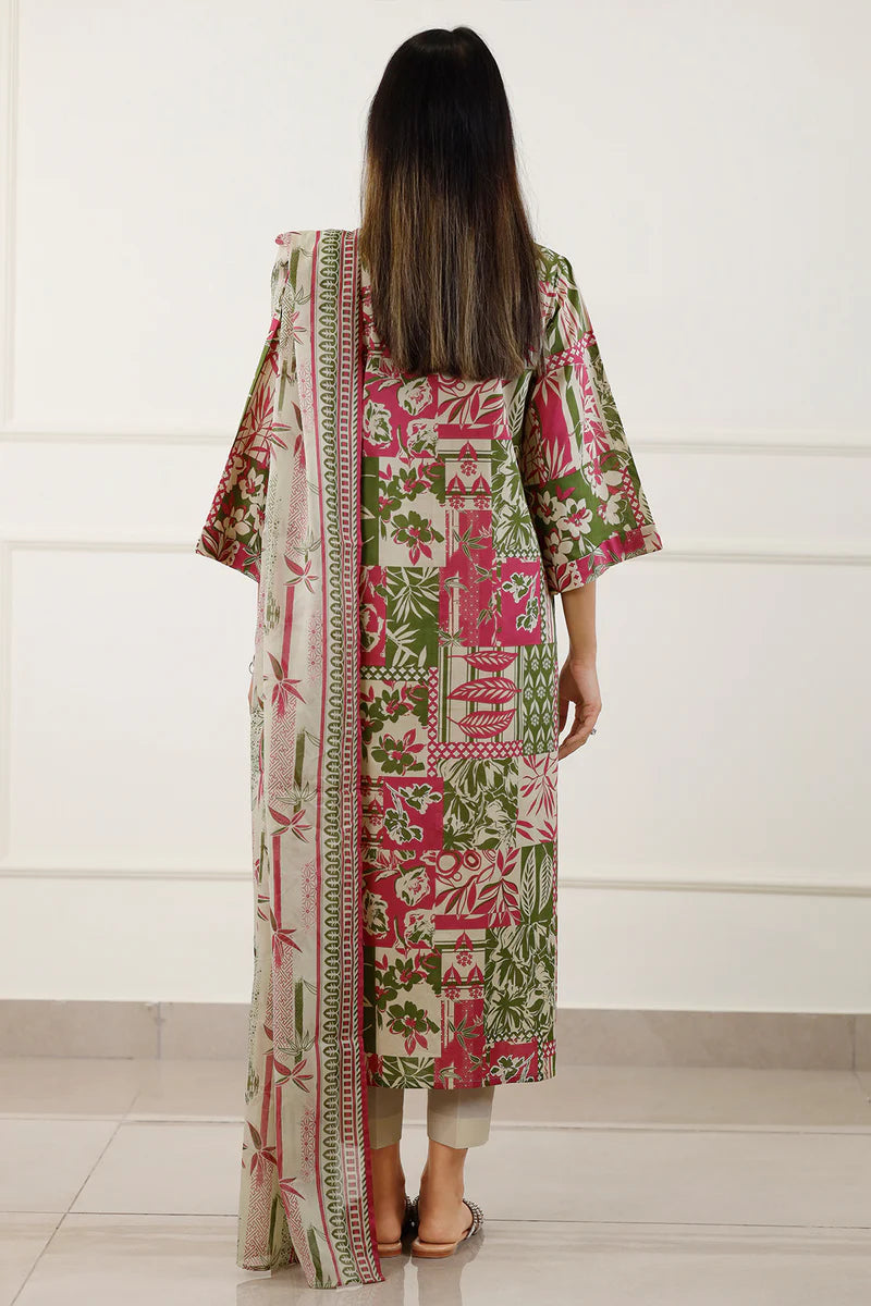 Saya Lawn 3 Piece Unstitched - WUNS-5863