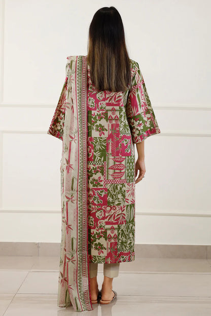 Saya Lawn 3 Piece Unstitched - WUNS-5863