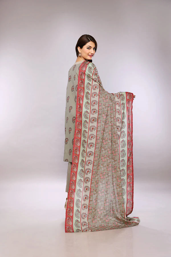 Nishat 3 Piece - Printed - 42201804-R