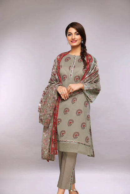 Nishat 3 Piece - Printed - 42201804-R