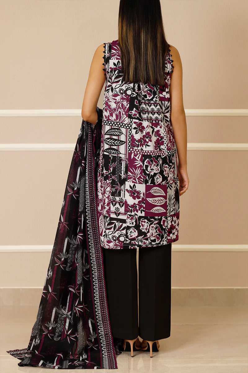 Saya Lawn 3 Piece Unstitched - WUNS-5864