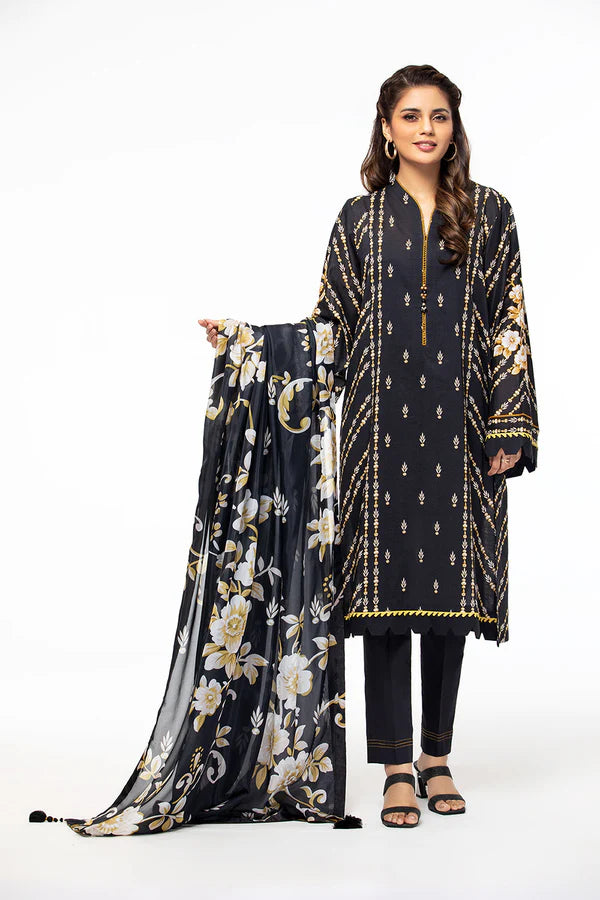 Nishat 3 Piece - Printed Suit - 42101644-R