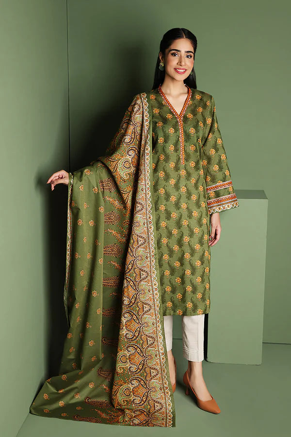 Nishat 3 Piece - Printed Suit - 42206257-R