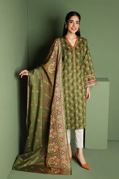 Nishat 3 Piece - Printed Suit - 42206257-R
