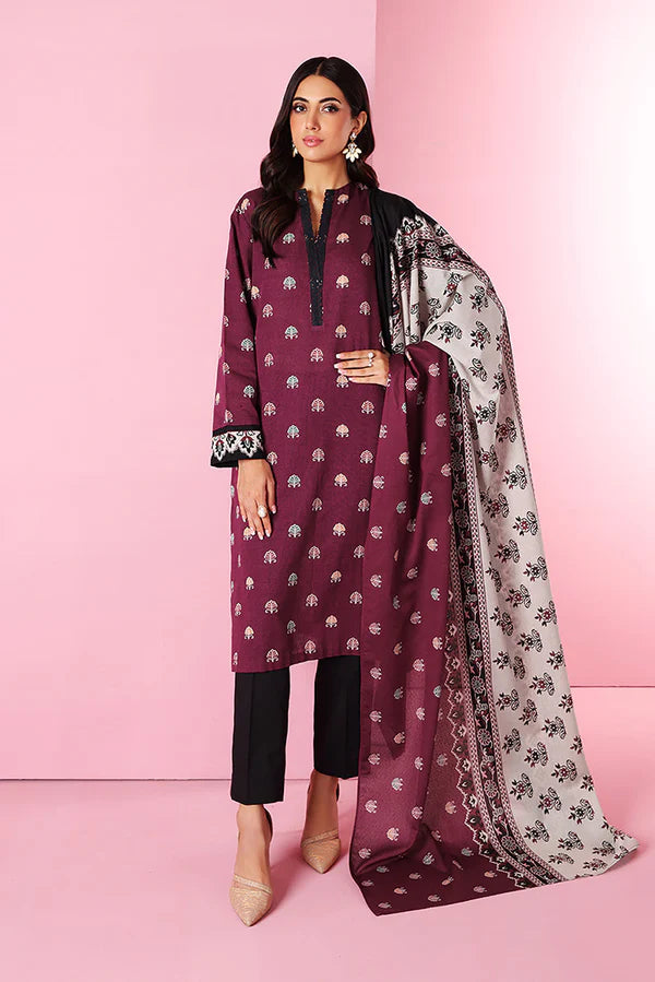 Nishat 3 Piece - Printed Suit - 42206263-R