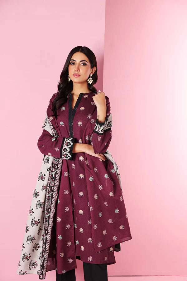 Nishat 3 Piece - Printed Suit - 42206263-R