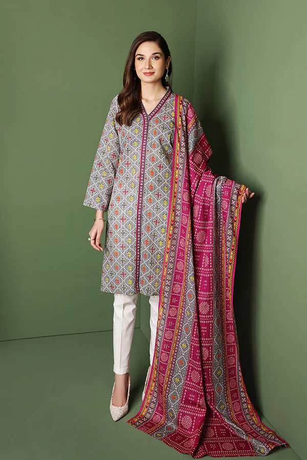 Nishat 3 Piece - Printed Suit - 42206256-1-R