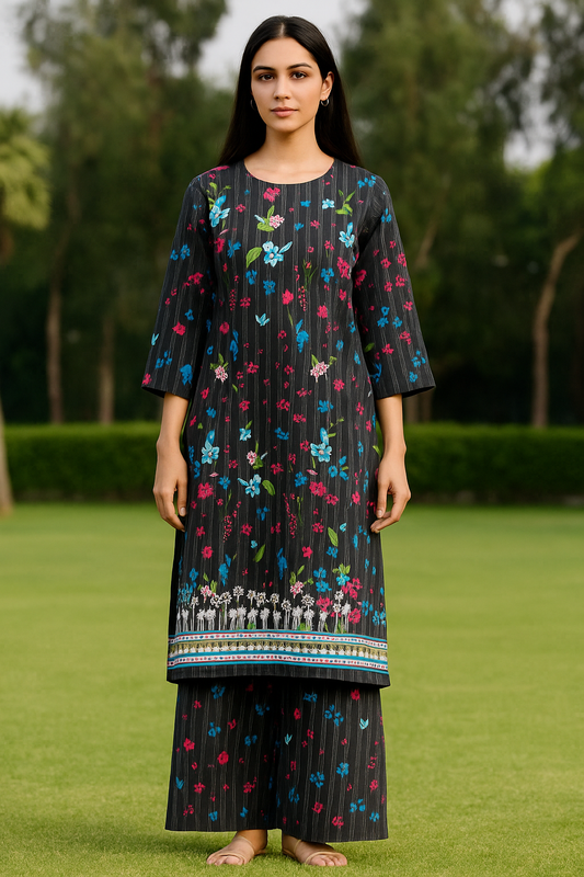 COTTON PRINTED 2 PC - UNSTITCHED