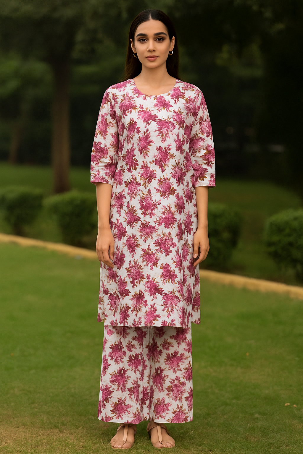 COTTON PRINTED 2 PC - UNSTITCHED