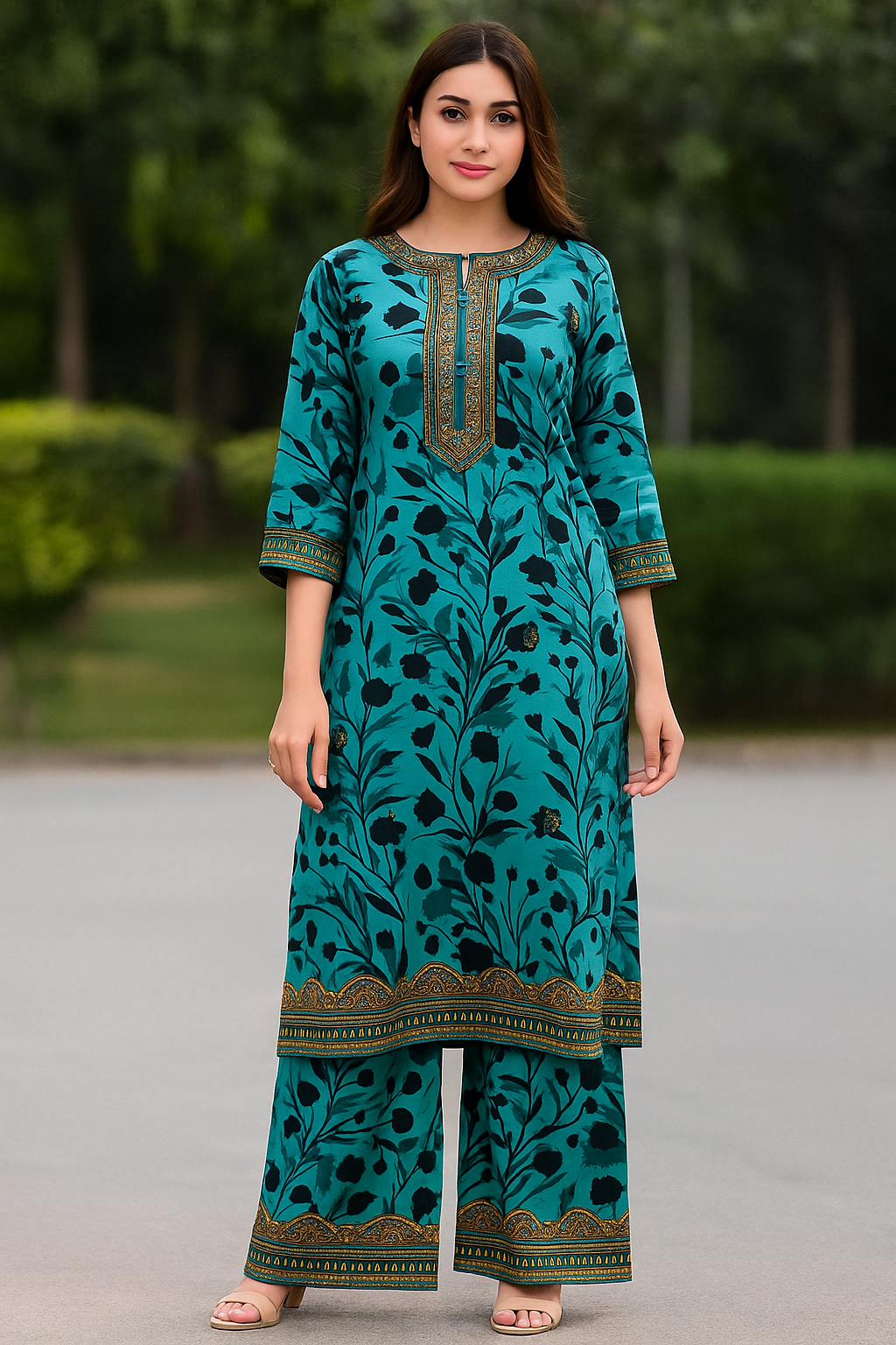 COTTON PRINTED 2 PC - UNSTITCHED