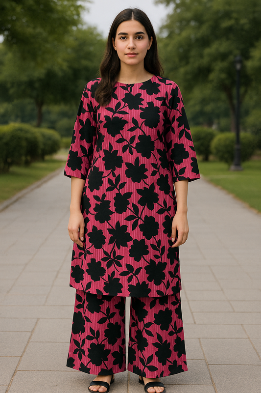 COTTON PRINTED 2 PC - UNSTITCHED