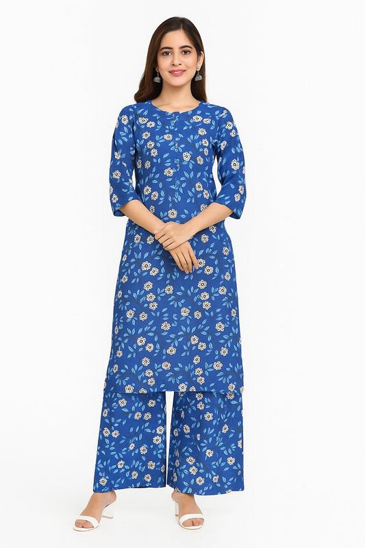 POLO COTTON PRINTED 2 PC