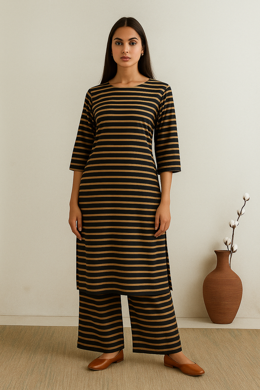 POLO COTTON PRINTED 2 PC