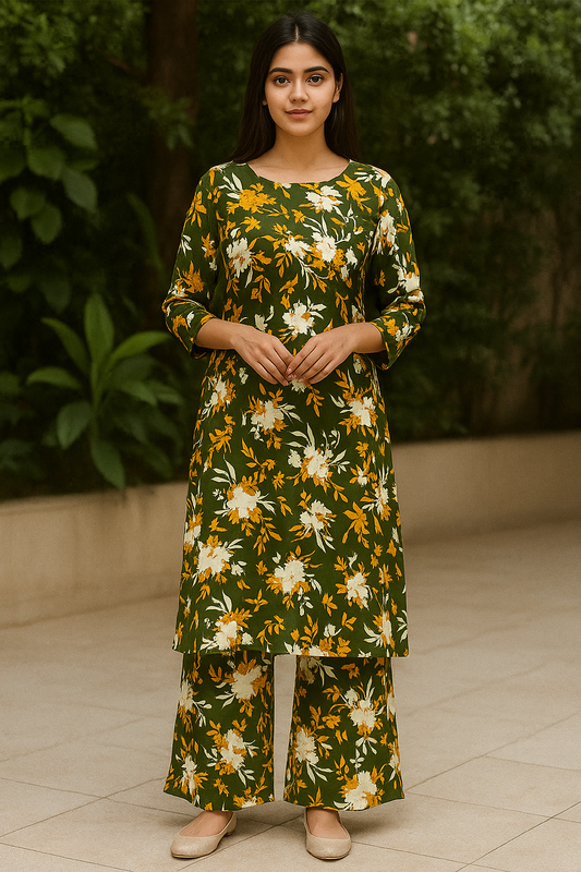 POLO COTTON PRINTED 2 PC