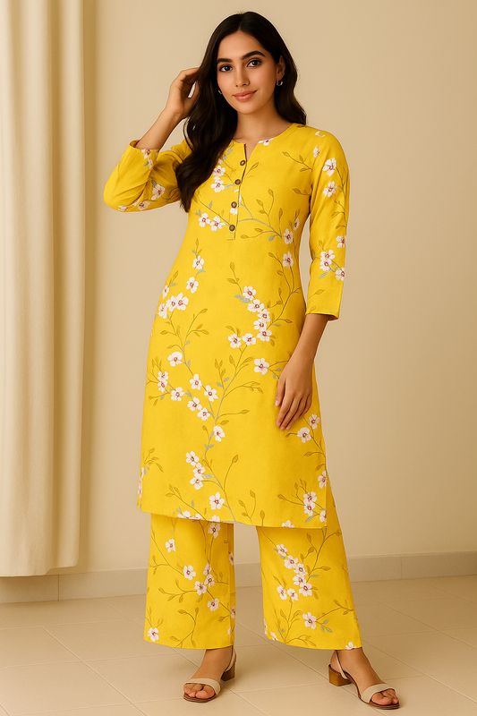 POLO COTTON PRINTED 2 PC