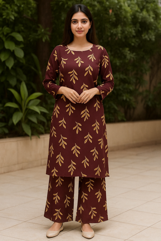 POLO COTTON PRINTED 2 PC
