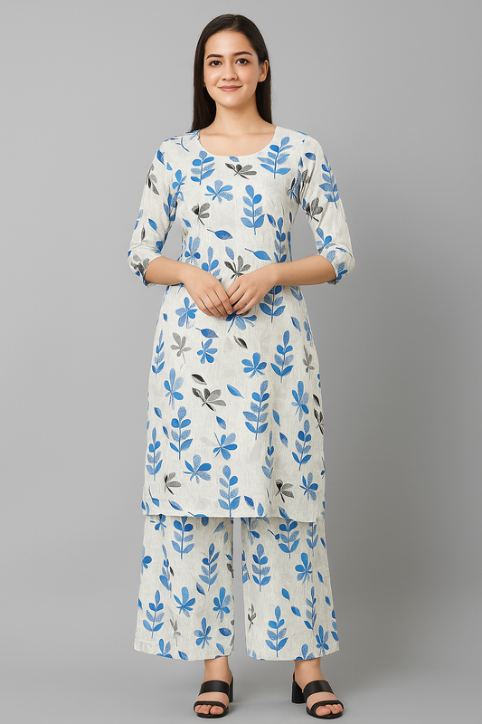 POLO COTTON PRINTED 2 PC