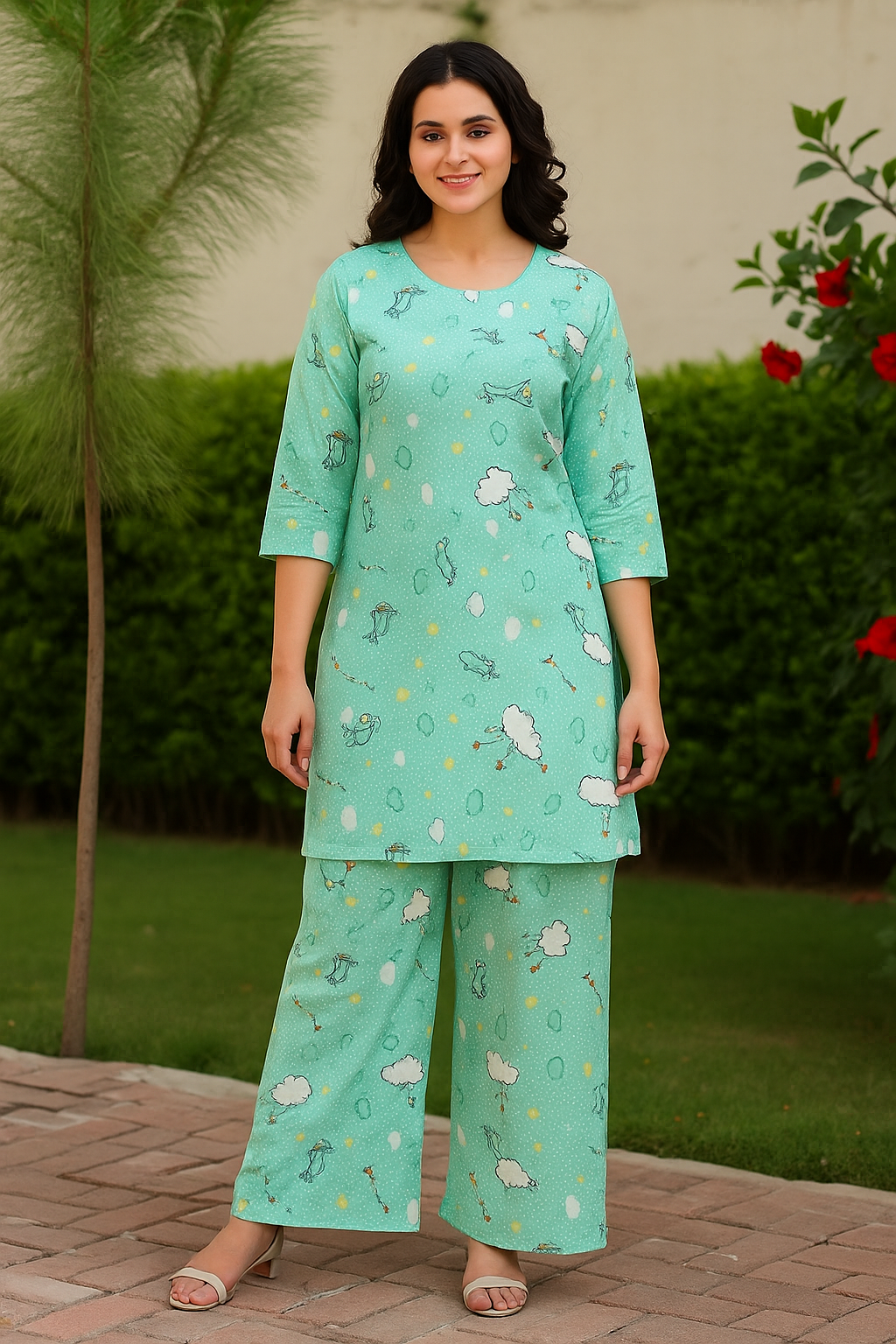 COTTON PRINTED 2 PC - UNSTITCHED