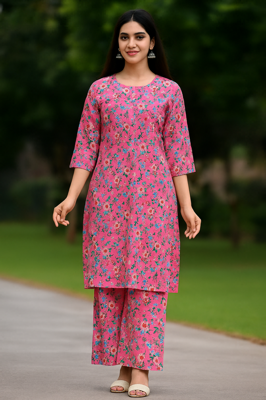 POLO COTTON PRINTED 2 PC