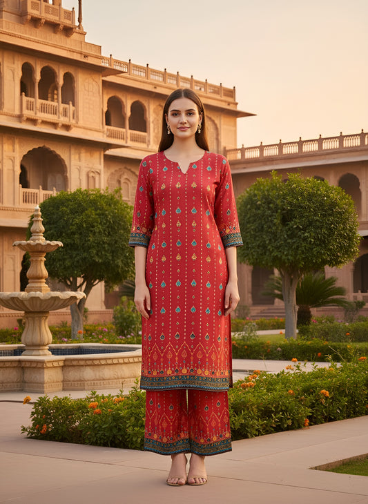 COTTON PRINTED 2 PC - UNSTITCHED